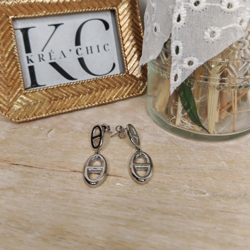 Boucles Ancrage (Argent)