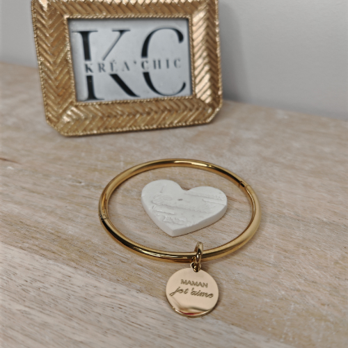Bracelet jonc Maman
