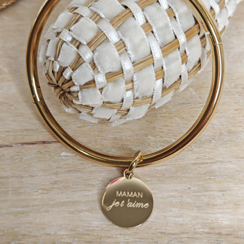 Bracelet jonc Maman