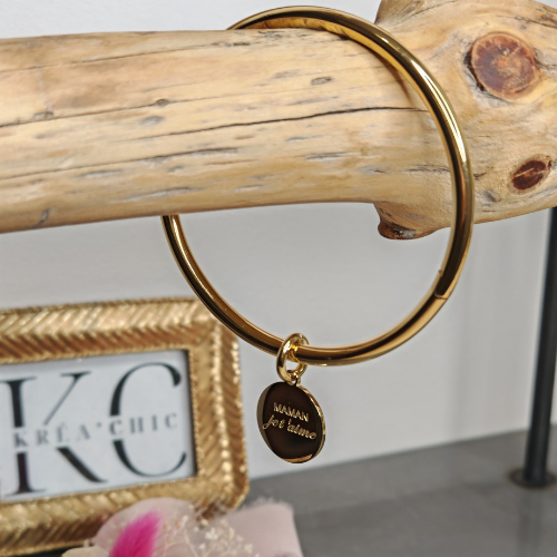 Bracelet jonc Maman
